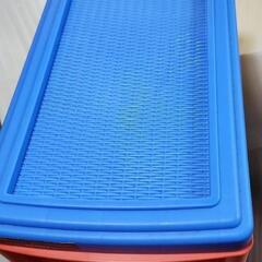 【最終お値下げ】カラフル 収納ボックス チェスト 3段の画像