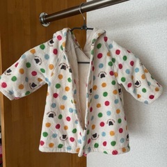 MIKIHOUSE ミキハウス ポンチョ タオル生地 ほぼ未使用