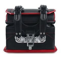 【新品】人気 男の子ランドセル ジオメトリモデル 高級合皮 全国送料無料 6年保証 スクールバック 小学生通学カバン ブラック/レッド②の画像