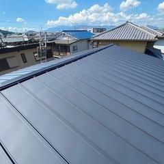 かわらU屋根雨漏り葺替工事・奈良県橿原市 − 大阪府
