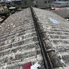 かわらU屋根雨漏り葺替工事・奈良県橿原市