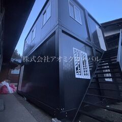 72㎡(4部屋構成）宿舎や詰所に最適 使用後はバラシて再利用もOK プレハブハウス コンテナハウス お風呂・トイレも可能 全国対応しますの画像