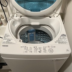 TOSHIBA 5kg aw-5g5(w) 2016年製