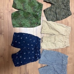 100サイズ子供服半ズボン5枚Tシャツ1枚
