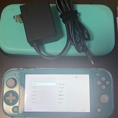 お話中任天堂スイッチライト