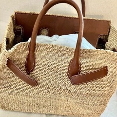 Sea かごバッグ(M) キャメルの画像