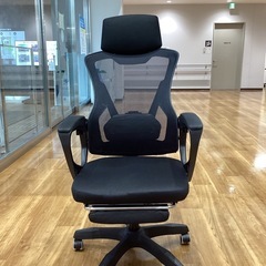 オットマン付きワーキングチェア【町田市再生家具】　250742