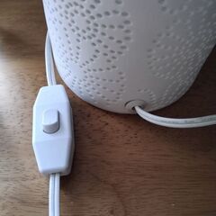 【予定者決定】ルームランプ　陶器製　電球付き！の画像