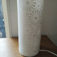 【予定者決定】ルームランプ　陶器製　電球付き！の画像