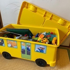 LEGOデュプロ　動物園バス➕電車➕車セット