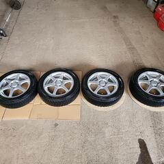 中古スタッドレスタイヤアルミ付き　DUNLOP　DSX-2　サイ...