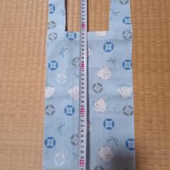 🍒未使用　🍒小さめエコバッグ　🍒シマエナガ　🍒夏の生地　🍒ハンドメイド
