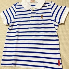 美品✨日本製✨ミキハウス✨半袖✨ポロシャツ✨子供服✨夏服✨綿100%