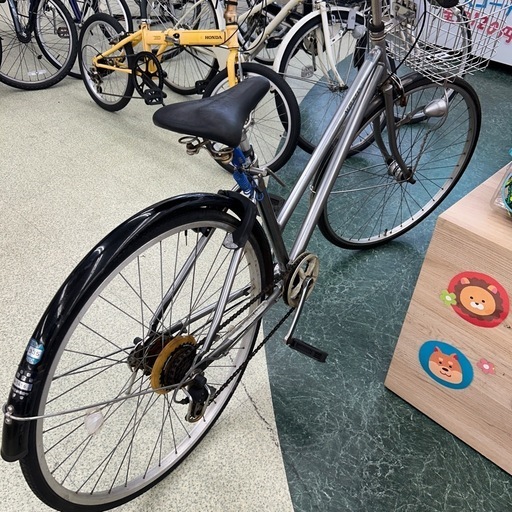 リユースのサカイ東金店 自転車 27インチ ※サドル劣化、泥除け割れ