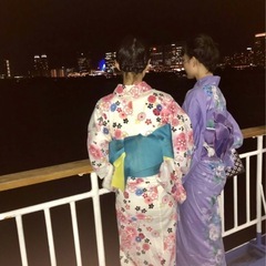 浴衣でおでかけの画像
