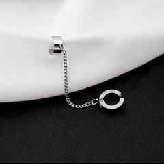 【新品】★ チェーン付きイヤーカフ＆ピアスセット★