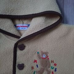 子供服90 ミキハウス　あったかジャケットの画像