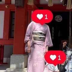 着物　ピンク　正絹　お宮参りや七五三　結婚式などに♪の画像