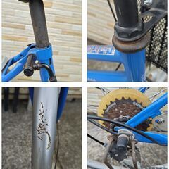 中古自転車 6段変速 27インチ ブロックダイナモ 軽整備済み 防犯登録対応 町田市 相模原市 MM750の画像