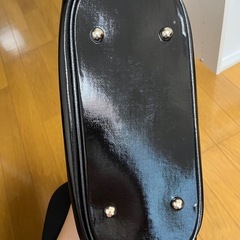 【美品中古】WAKO かばん　カバン　ブラック　レディースの画像