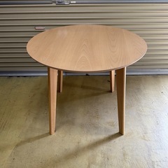 【美品】　天然木　丸テーブル