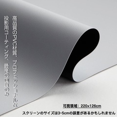100インチプロジェクタースクリーンの画像