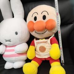 美品☆アンパンマン　ミッフィー　ぬいぐるみの画像