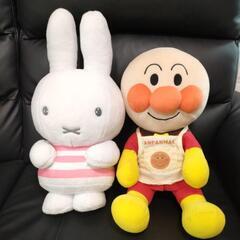 美品☆アンパンマン　ミッフィー　ぬいぐるみ