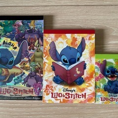 Disneyディズニーリロ&スティッチデザイン色々メモ帳セット