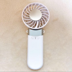 【未使用】携帯扇風機 ハンディファン 冷却プレート 即冷却 日焼けケア 5000mAhの画像