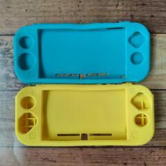 switch　任天堂スイッチライト用シリコンカバー2点＆充電スタンド　　の画像