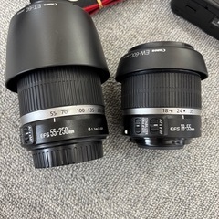 Canon kiss x3 .EFS55-250.EFS18-55の画像