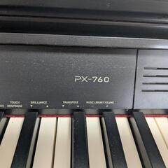 CASIO　Privia　px-760　電子ピアノ　　イス・ヘッドホン付　カシオ　2015年製の画像