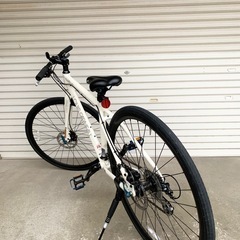 LOUIS GARNEAU ルイガノ LGS-TR LITE EA クロスバイク 中古 used ホワイト 白 自転車 軽量 軽いの画像