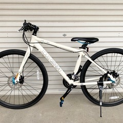 LOUIS GARNEAU ルイガノ LGS-TR LITE EA クロスバイク 中古 used ホワイト 白 自転車 軽量 軽いの画像