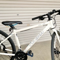 LOUIS GARNEAU ルイガノ LGS-TR LITE EA クロスバイク 中古 used ホワイト 白 自転車 軽量 軽いの画像