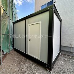 シンプル10㎡ 35.2万円！全国OK カスタムも可能 組立式プレハブハウス ユニットハウス デザイン性抜群 サイズ・色オーダー可能の画像