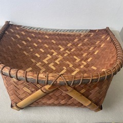 大きな手箕（てみ）農具  中古品　貴重の画像
