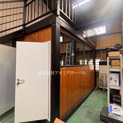倉庫内に設置可能 屋上テラス付きで省スペース 物置や事務所、待合...