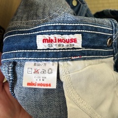 美品‼︎　ミキハウス　デニム　スカートの画像