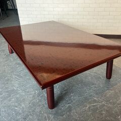 【中古家具】ちゃぶ台　折りたたみ式