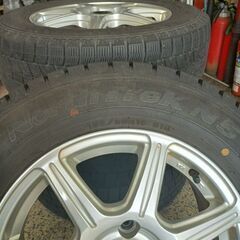 バリ溝！195/65R15 2023年国産ｽﾀｯﾄﾞﾚｽ＆ﾌﾞﾘﾁﾞｽﾄﾝｱﾙﾐ 4本の画像