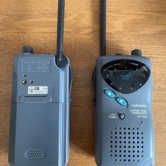ユピテル　トランシーバー2台セット　充電池付の画像