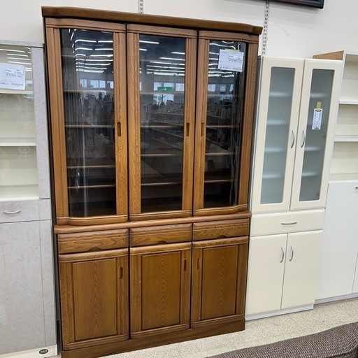 リユースのサカイ東金店 食器棚 茶 TJ12657