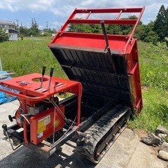 受け渡し者決まりました　実働品！農作業、林業等に！クボタ動力運搬車・GS200-GCL-Y2 農業運搬機　歩行型　クローラ　キャタピラ　リコイルスタートの画像