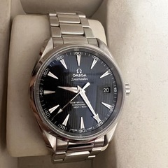 2015年　OMEGA Seamaster ブラックダイヤル ス...