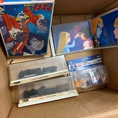 古いプラモデル　ポストカード