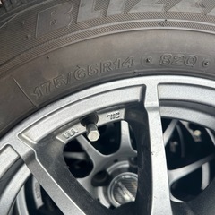 175/65R14 BS VRX ホイール付き4本
の画像