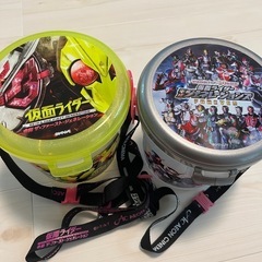 仮面ライダー　ポップコーンバケツの画像