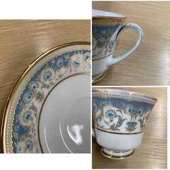  【7F12①】ノリタケ ポロネーズｶｯﾌﾟ&ｿｰｻｰ2客セットの画像